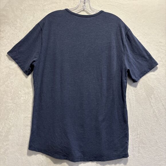 Lululemon Crewneck Shirt Men's Blue Tee Casual Workout Gym Athleisure Large? - Picture 6 of 10